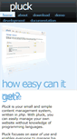 Mobile Screenshot of pluck-cms.org